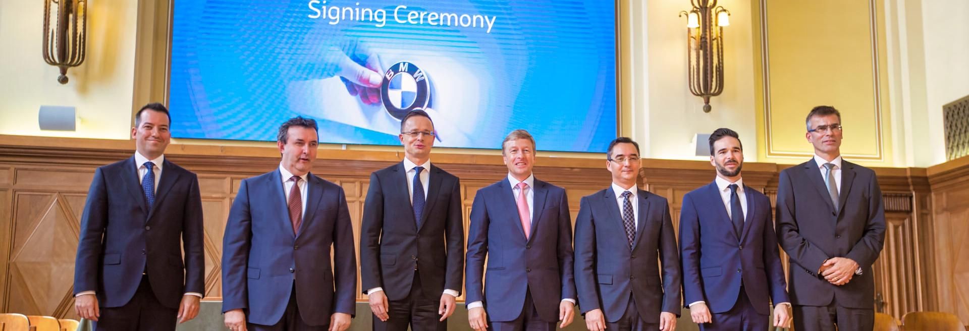 Aláírták a BMW magyarországi beruházásának első szerződéseit - VIDEÓ RIPORT